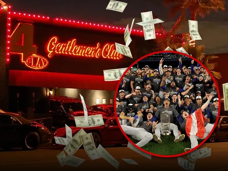 L.A. DODGERS STRIP CLUBS HOOK UP TEAM AFTER W.S. ... Lifetime VIP Access!!!